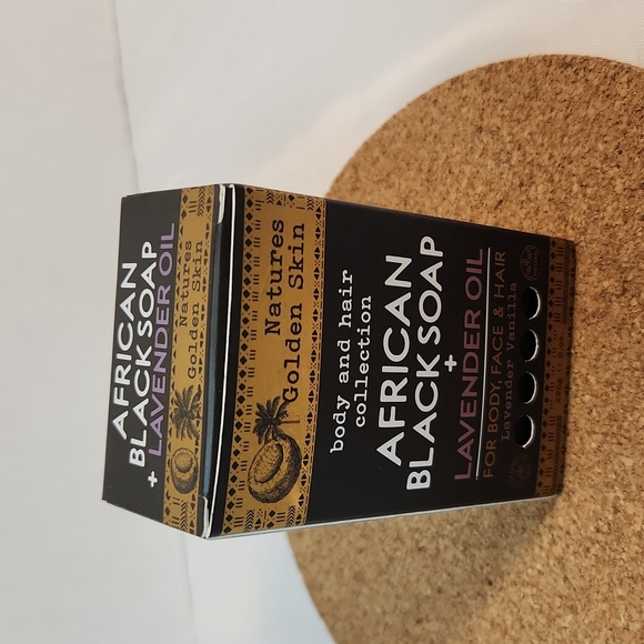 Natures Golden Skin African Black Soap & Lavender - Picture 2 of 6